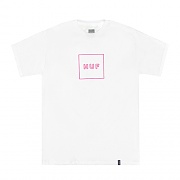 OUTLINE BOX LOGO TEE-WHT